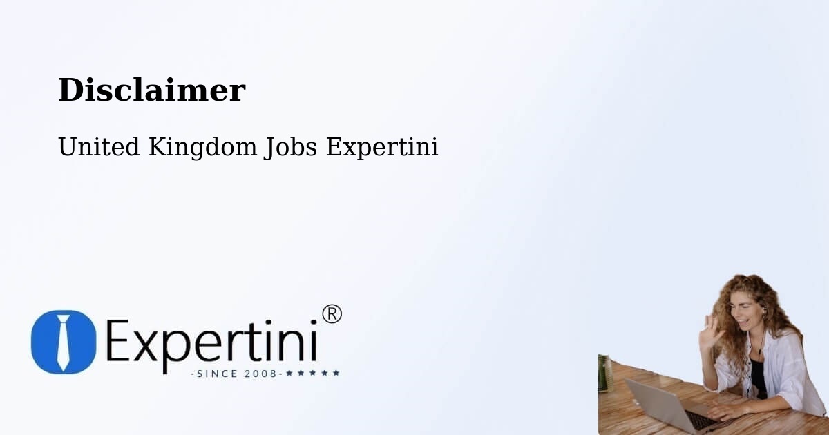 Disclaimer – Exminster - United Kingdom Jobs Expertini