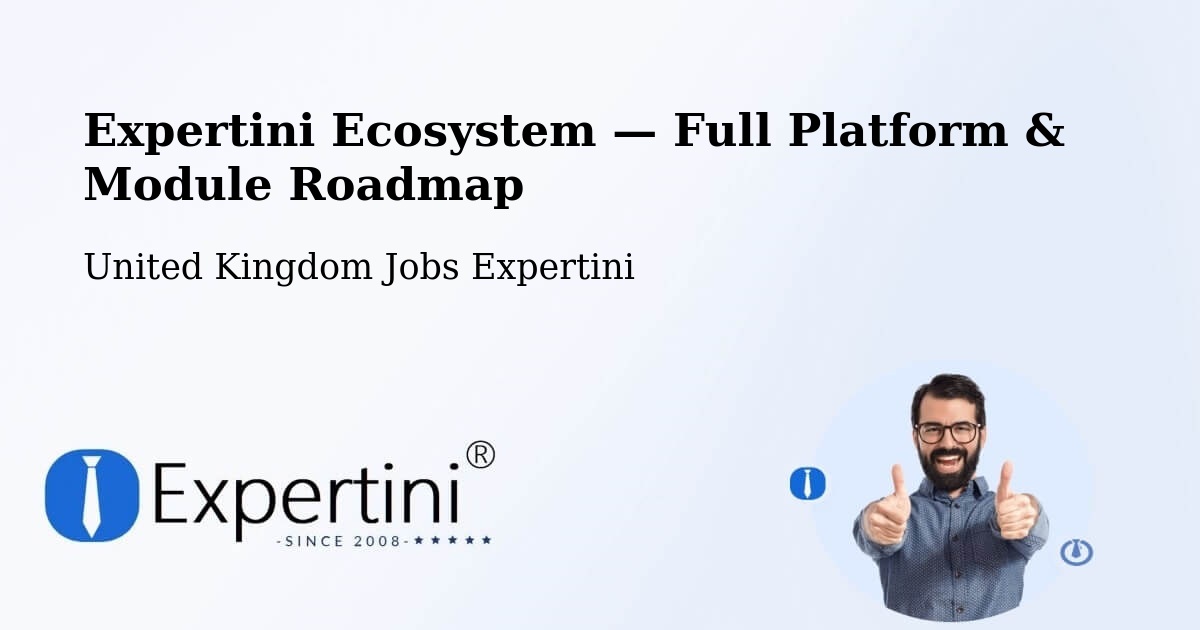 Expertini Ecosystem — Full Platform & Module Roadmap – Exminster